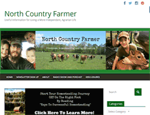 Tablet Screenshot of northcountryfarmer.com